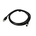 Conector macho DC5.5 x 2.5mm a USB tipo C