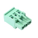 Bornera terminal de 3 pines Tipo plug hembra 5.08mm