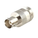 Conector RF BNC hembra a N hembra