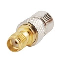 Conector RF SMA hembra a F hembra