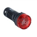 Indicador led rojo con buzzer 220VAC 22mm-EBCHQ