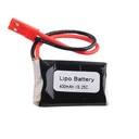 Batería Litio-Polímero 3.7V 400mAh. 25C