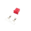 Conector Hembra XH 2 Posiciones. Roja