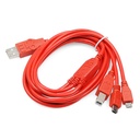 Cable USB B/MiniUSB/MicroUSB - Cerberus