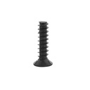 Tornillo metálico cabeza plana M3 x 12mm