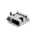 Conector micro USB tipo B. through hole