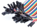 Cable conexión fácil Dupont H/H 15cm venta mínima 10 unidades, colores diferentes