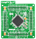 Tarjeta MCU con dsPIC33FJ256GP710A