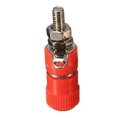 Conector tipo banana Hembra de 4mm Rojo