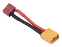 Conector adaptador XT60 macho a plug tipo T hembra