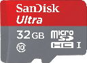 Memoria micro SD 32GB Clase 10 SANDISK