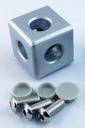 Kit conector esquina, perfil OB4040 para CNC